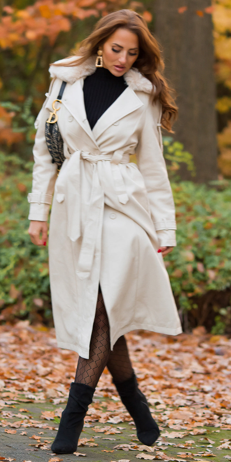 Elegant Winter Leather Jacket