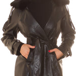 Elegante Winter Leren Jas