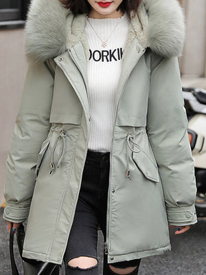 Stijlvolle Winter Warme Parka