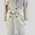 Kunstsuède Camel Trenchcoat voor Dames – Stijlvolle en Lichtgewicht Herfstjas voor Elke Gelegenheid!