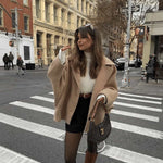 Astra Oversized Wolle Coat - Stijlvolle en Warme Jas voor Herfst & Winter