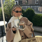Astra Oversized Wolle Coat - Stijlvolle en Warme Jas voor Herfst & Winter