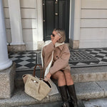 Astra Oversized Wolle Coat - Stijlvolle en Warme Jas voor Herfst & Winter