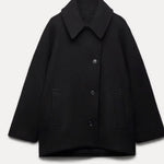 Astra Oversized Wolle Coat - Stijlvolle en Warme Jas voor Herfst & Winter