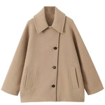 Astra Oversized Wolle Coat - Stijlvolle en Warme Jas voor Herfst & Winter