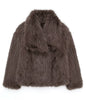 Women's Vegan Faux Fur Coat - Stylish and Warm Coat for Fall &amp; Winter