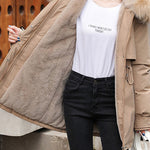 Stijlvolle Winter Warme Parka