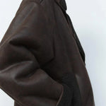 Vintage leather jacket for women