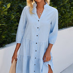Mila Zomerjurk – Tijdloze Elegantie en Comfort voor Warme Dagen!