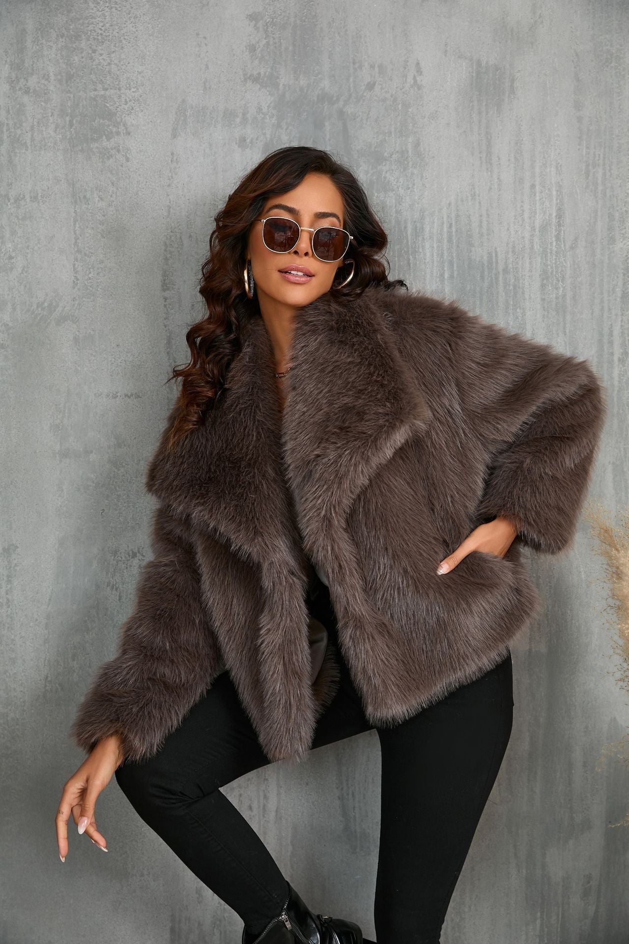 Luxe imitatiejas voor vrouwen - Warme winterlook