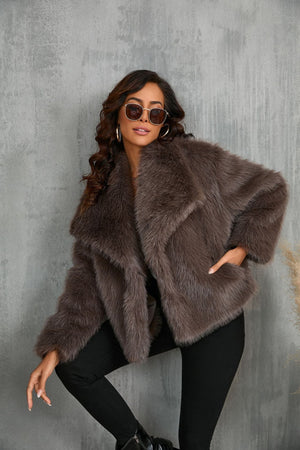 Luxe imitatiejas voor vrouwen - Warme winterlook