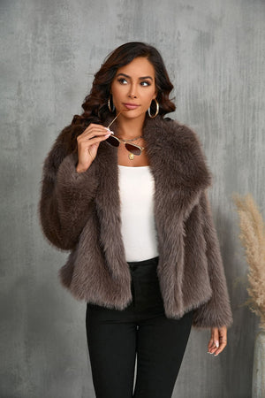 Luxe imitatiejas voor vrouwen - Warme winterlook