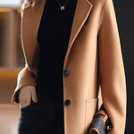 Emilia Kasjmier Trenchcoat voor Dames – Tijdloze Elegantie en Luxe Warmte in Eén Jas!
