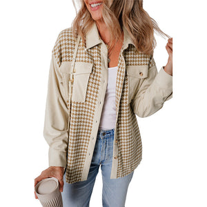 Bedrukte Jas met Knopen voor Vrouwen- Trendy, Elegant & Comfortabel