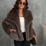 Luxe imitatiejas voor vrouwen - Warme winterlook