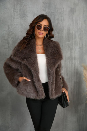 Luxe imitatiejas voor vrouwen - Warme winterlook