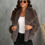 Luxe imitatiejas voor vrouwen - Warme winterlook
