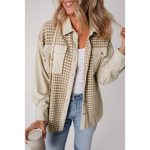 Bedrukte Jas met Knopen voor Vrouwen- Trendy, Elegant & Comfortabel