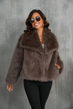 Luxe imitatiejas voor vrouwen - Warme winterlook
