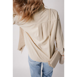 Bedrukte Jas met Knopen voor Vrouwen- Trendy, Elegant & Comfortabel