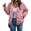 Luna Effen Corduroy Winterjas voor Vrouwen - Stijlvol, Warm & Tijdloos voor de Koude Maanden