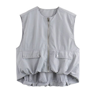 SIYANG Dames Chic Loose Sleeveless Vest