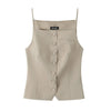 Ladies Casual Buttons Vest