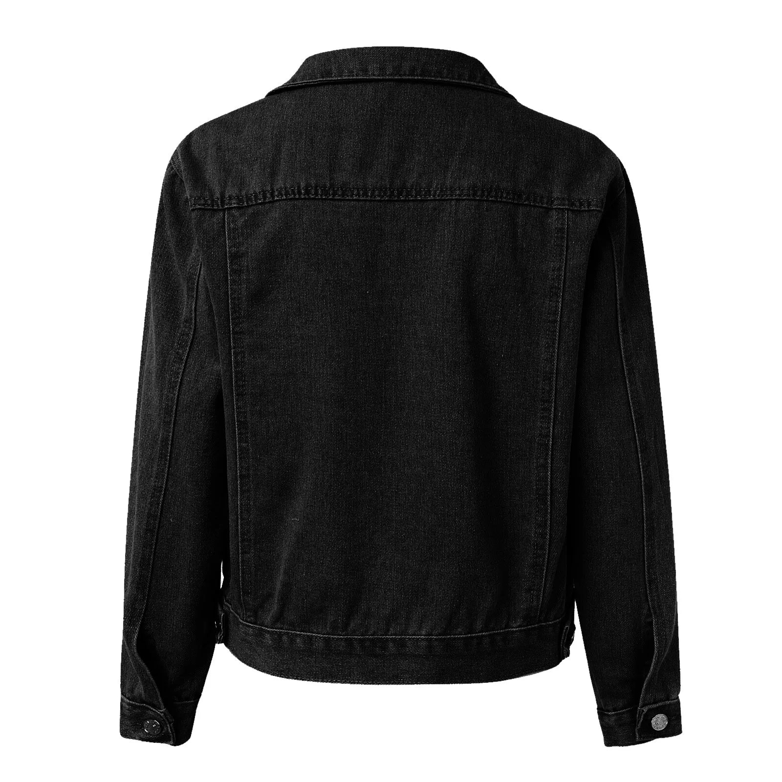 Stijlvol Plus Size Denim Jasje