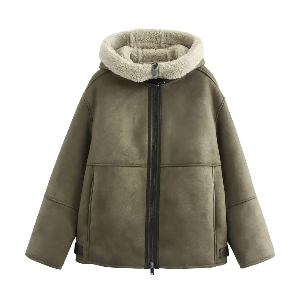 Stijlvolle Gewatteerde Hoodiejas