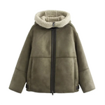 Stijlvolle Gewatteerde Hoodiejas
