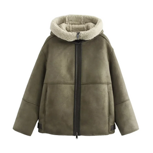 Stijlvolle Gewatteerde Hoodiejas