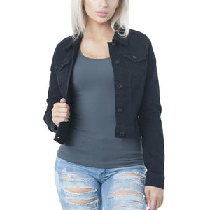 Stijlvol Gewassen Denim Button-Up Jasje