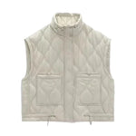 Ladies Winter Gilet Retro