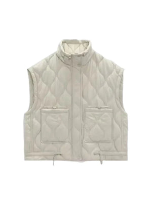 Ladies Winter Gilet Retro