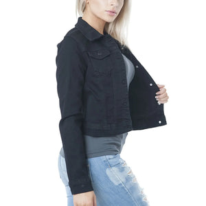 Stijlvol Gewassen Denim Button-Up Jasje