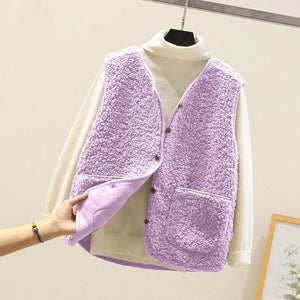 Women's Fleece Vest Casual