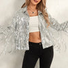 Glitter Fringe Bomberjas