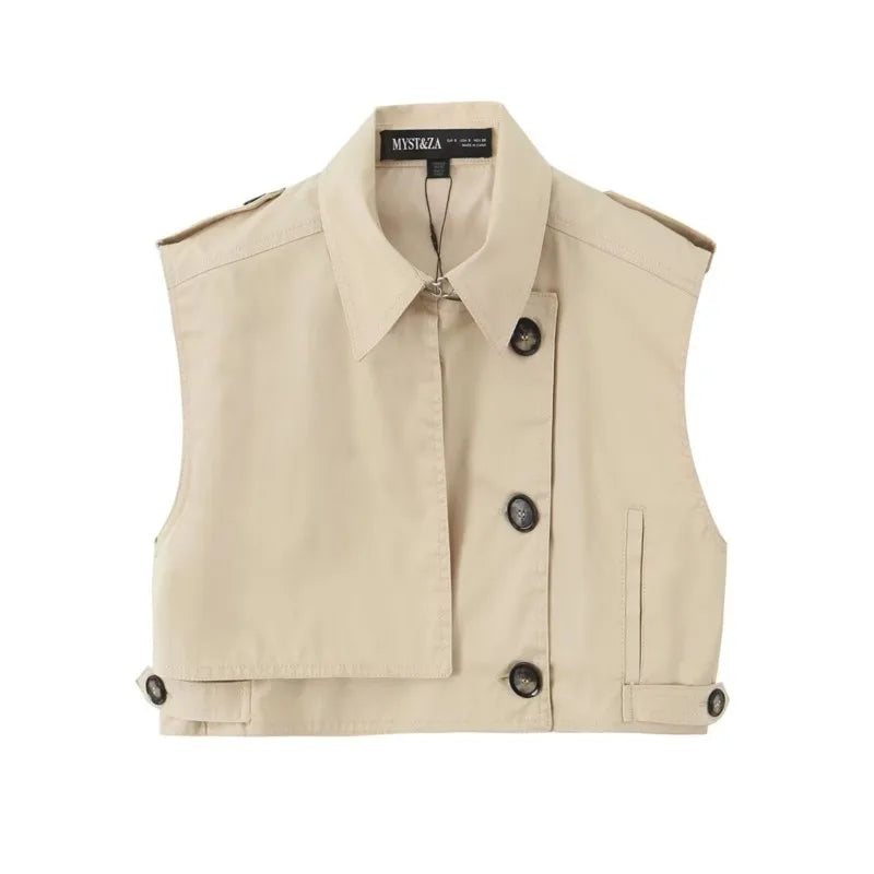 Lente Epaulet Tank Top