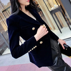 Elegant velvet blazer