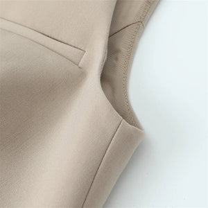 Dames Casual Knopen Vest