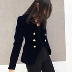 Elegant velvet blazer