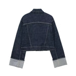 Vintage Hals Jas Met Lange Mouwen