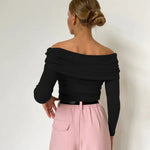Stijlvolle Off-shoulder Trui