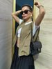 SIYANG Dames Chic Loose Sleeveless Vest