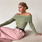 Stijlvolle Off-shoulder Trui