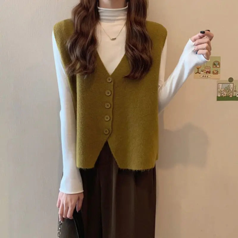 V-Neck Dames Trui Vest