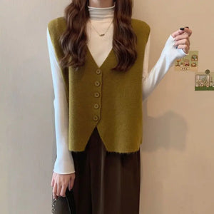 V-Neck Dames Trui Vest