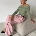Stijlvolle Off-shoulder Trui