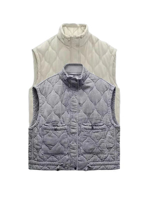 Ladies Winter Gilet Retro