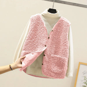 Women's Fleece Vest Casual